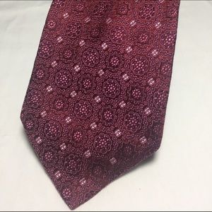 Genesis maroon handmade tie